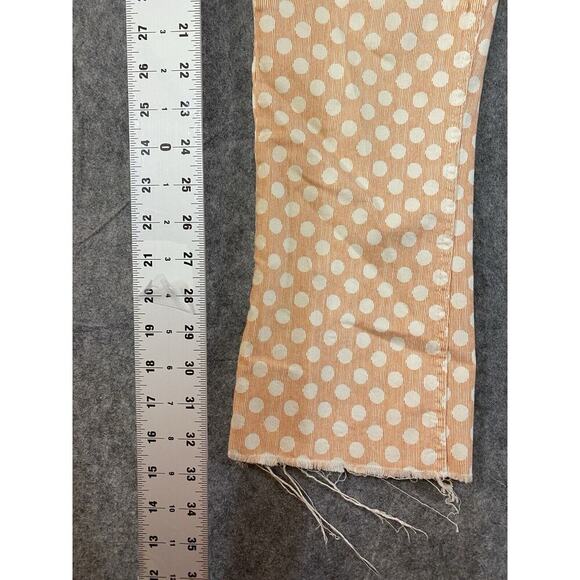 Anthropology Pilcro and the Letter Press Pants 31 Pink High-Rise Raw Hem - Picture 5 of 13